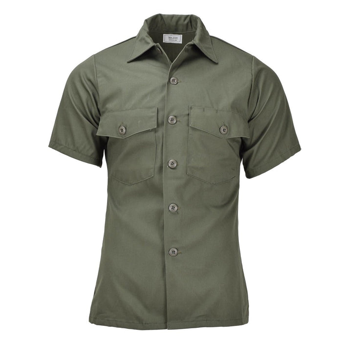 Originele Amerikaanse militaire veld-tactische olijfshirts met korte mouwen, legervermoeidheid NIEUW - GoMilitar