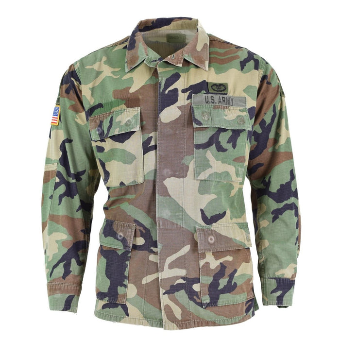 Origineel Amerikaans militair jack ripstop boscamouflage BDU-troepenshirt - GoMilitar