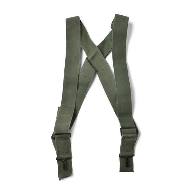 Originele Amerikaanse militaire M1950 Suspenders broek Braces schouderharnas olijf nieuw