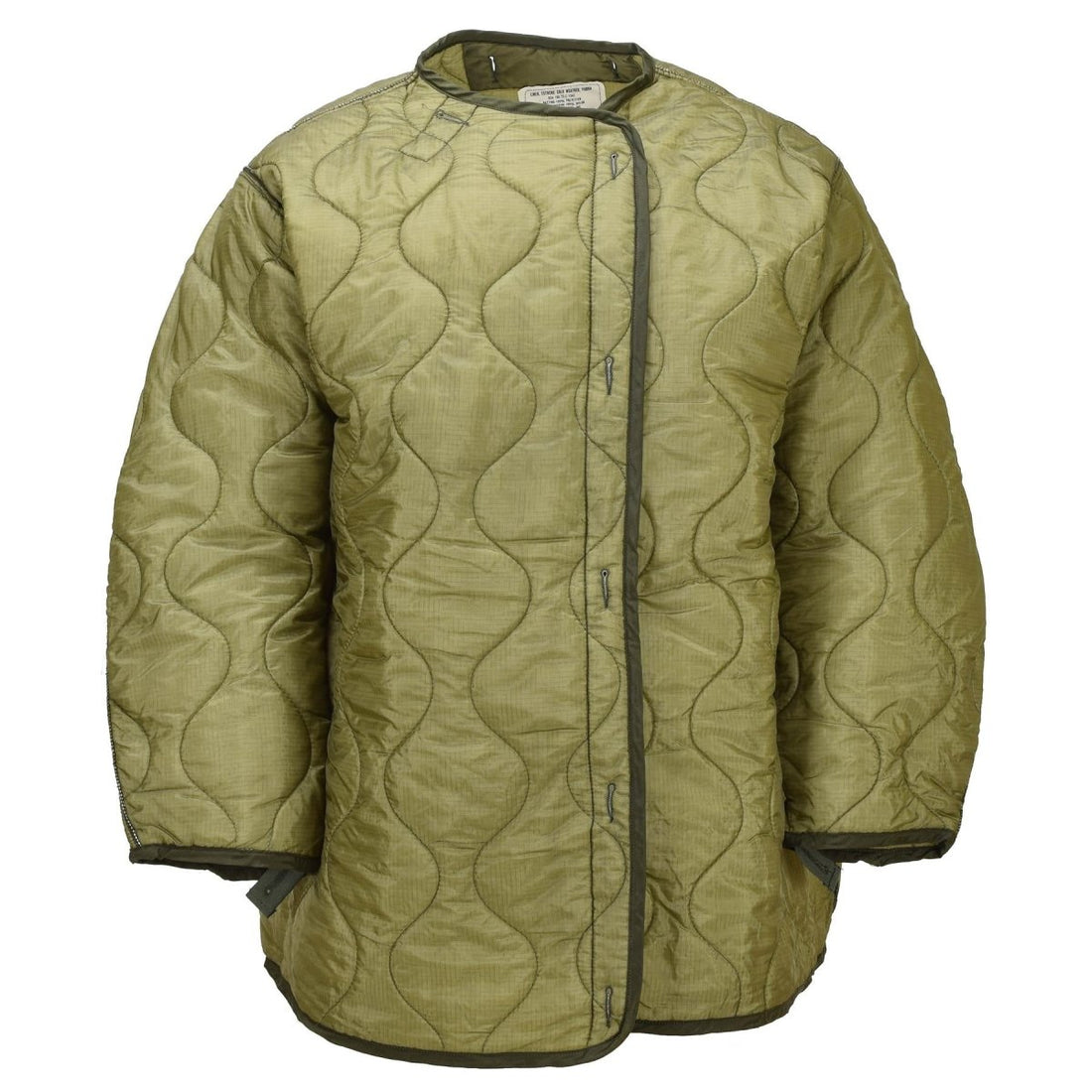 Originele Amerikaanse militaire M65 parka voering extreem koud weer knoppen olijfgroen