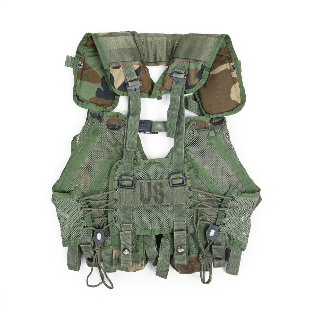 Origineel Amerikaans militair tactisch vest Combat Woodland Magazine Grenade Pouches