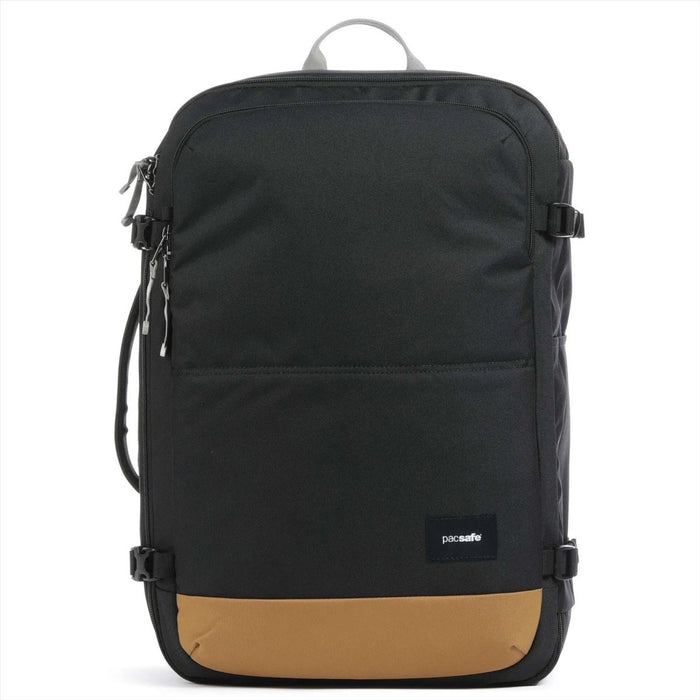Pacsafe Go 34L reisrugzak Carry On Anti-diefstal rPET Afsluitbare ritsen Zwart - GoMilitar