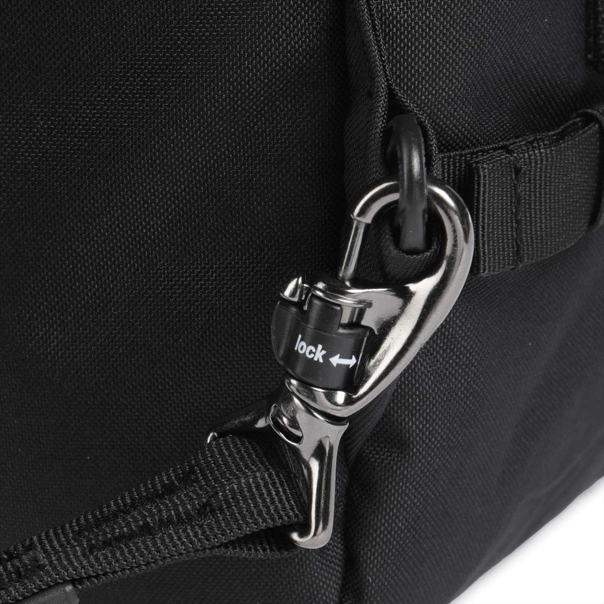Pacsafe GO 34L Travel Backpack Carry On Anti Diefstal Rpet Lockable Zippers Black
