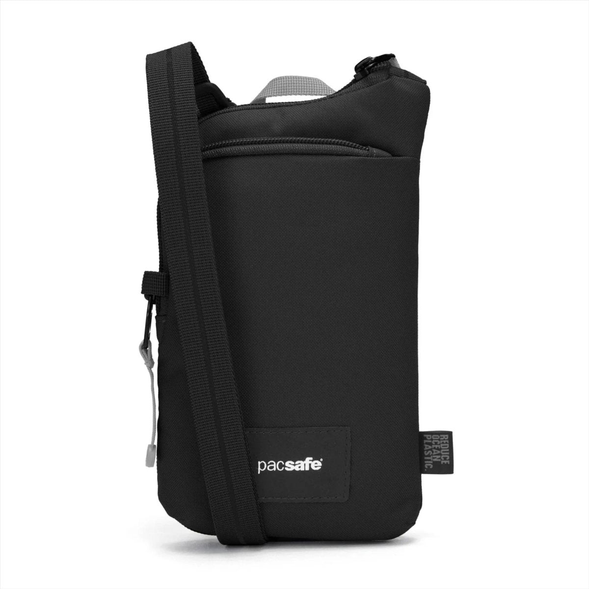 Pacsafe GO Anti Theft Tech Crossbody Tas 0,2L RFID Blokkerend Snijbestendig Zwart
