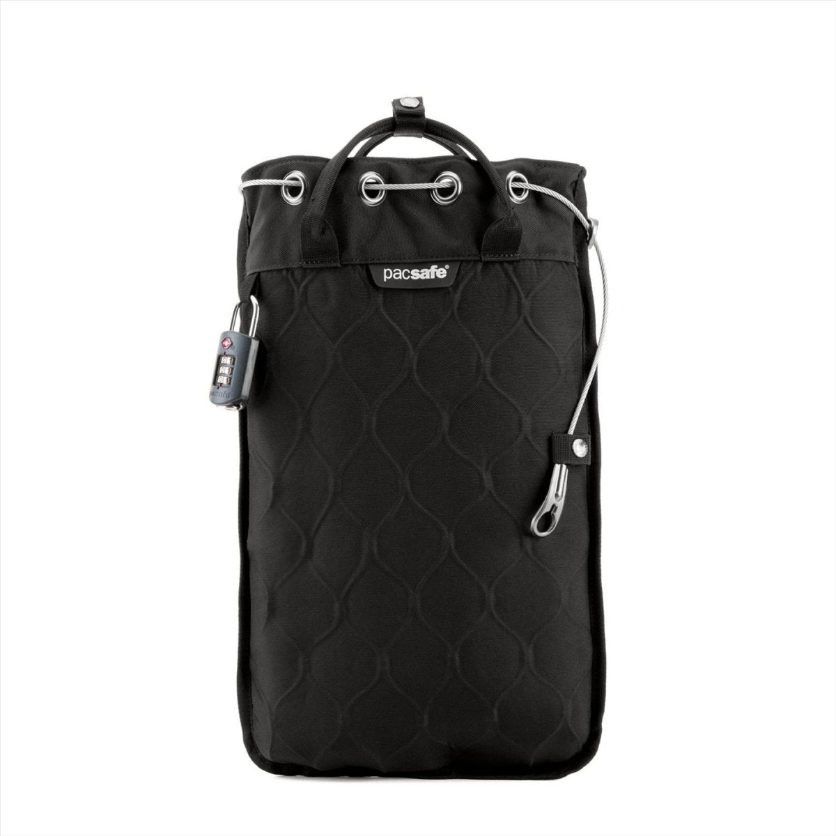 Pacsafe Travelsafe GII draagbare kluistas 5L anti-diefstal snijbestendig zwart