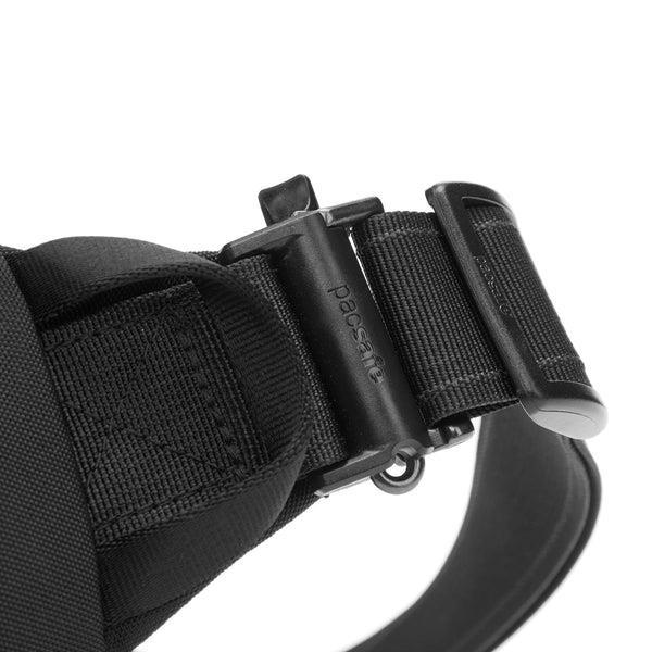 Pacsafe V Crossbody Sling Bag 5L Anti Diefstal PVC Gratis water Weerwerende zwart