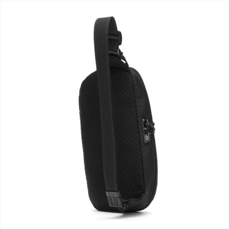 Pacsafe V Crossbody Sling Bag 5L Anti Diefstal PVC Gratis water Weerwerende zwart