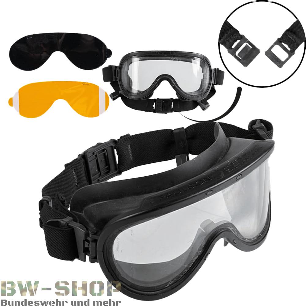 Paulson 510 A-TAC tactische bril transparante polycarbonaat dubbele lens