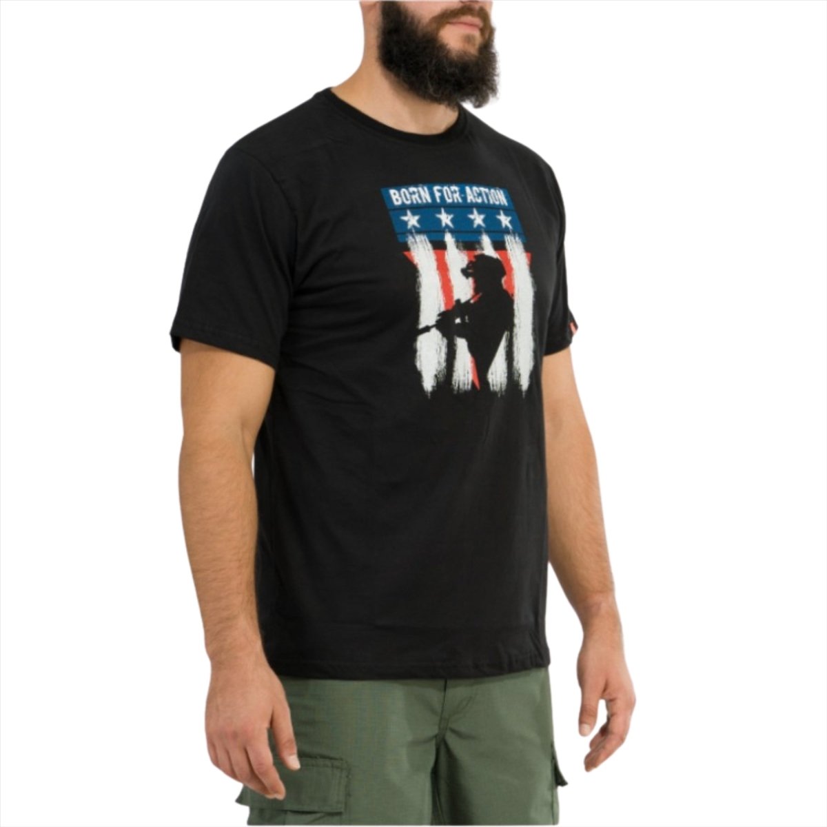 PENTAGON Ageron Ranger Klassiek T-shirt Sneldrogend Comfort Fit Geurloos Zwart