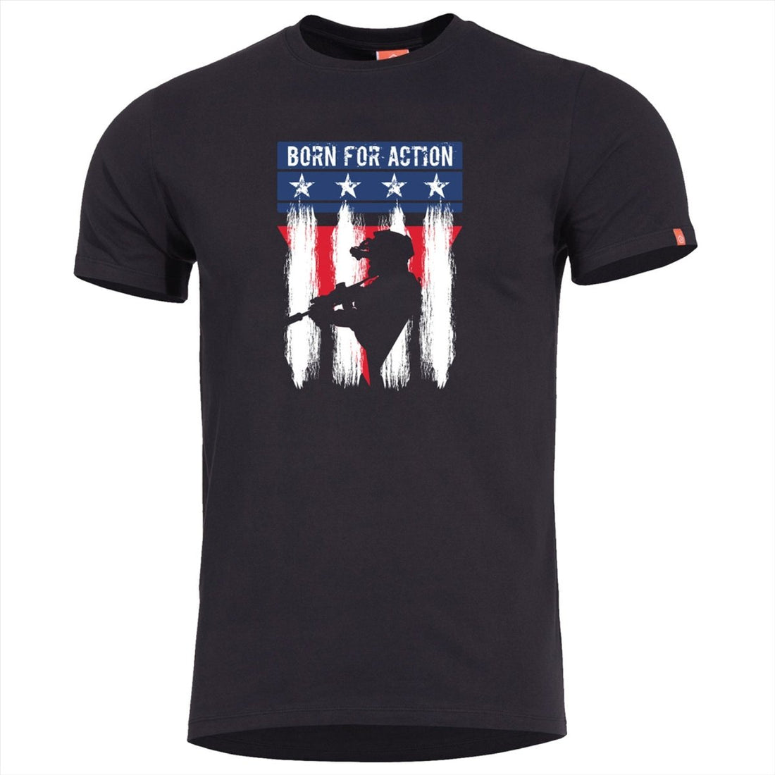 PENTAGON Ageron Ranger Klassiek T-shirt Sneldrogend Comfort Fit Geurloos Zwart