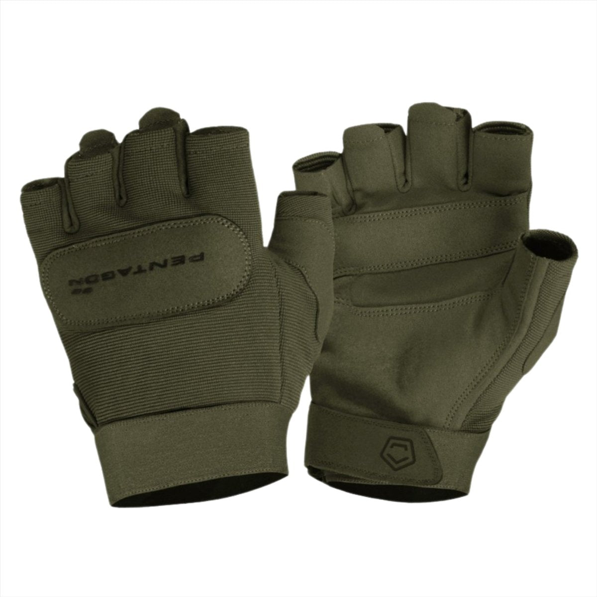 Pentagon Duty Mechanic 1/2 vingerloze handschoenen ademende stofmanchet elastisch