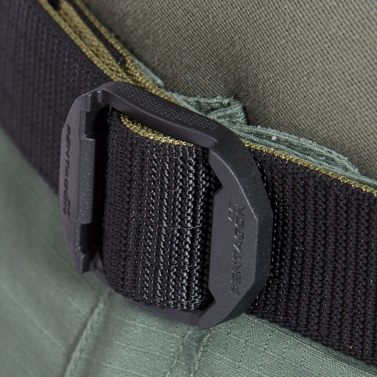 PENTAGON Komvos dubbele riem tactische nylon singelband niet-metalen POM-gesp
