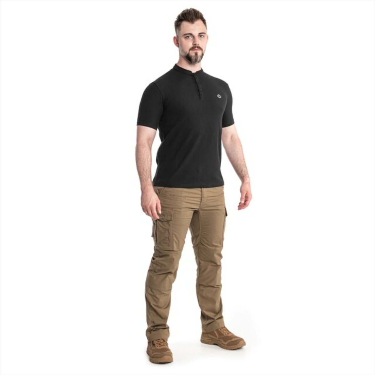 PENTAGON Levantes Henley T-shirt Honingraat Piqueut Sneldrogend Geurbestendig