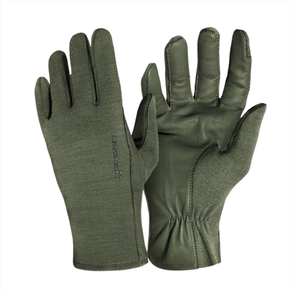 Pentagon nomex piloothandschoenen korte manchet Kevlar touchscreen brandbestendig