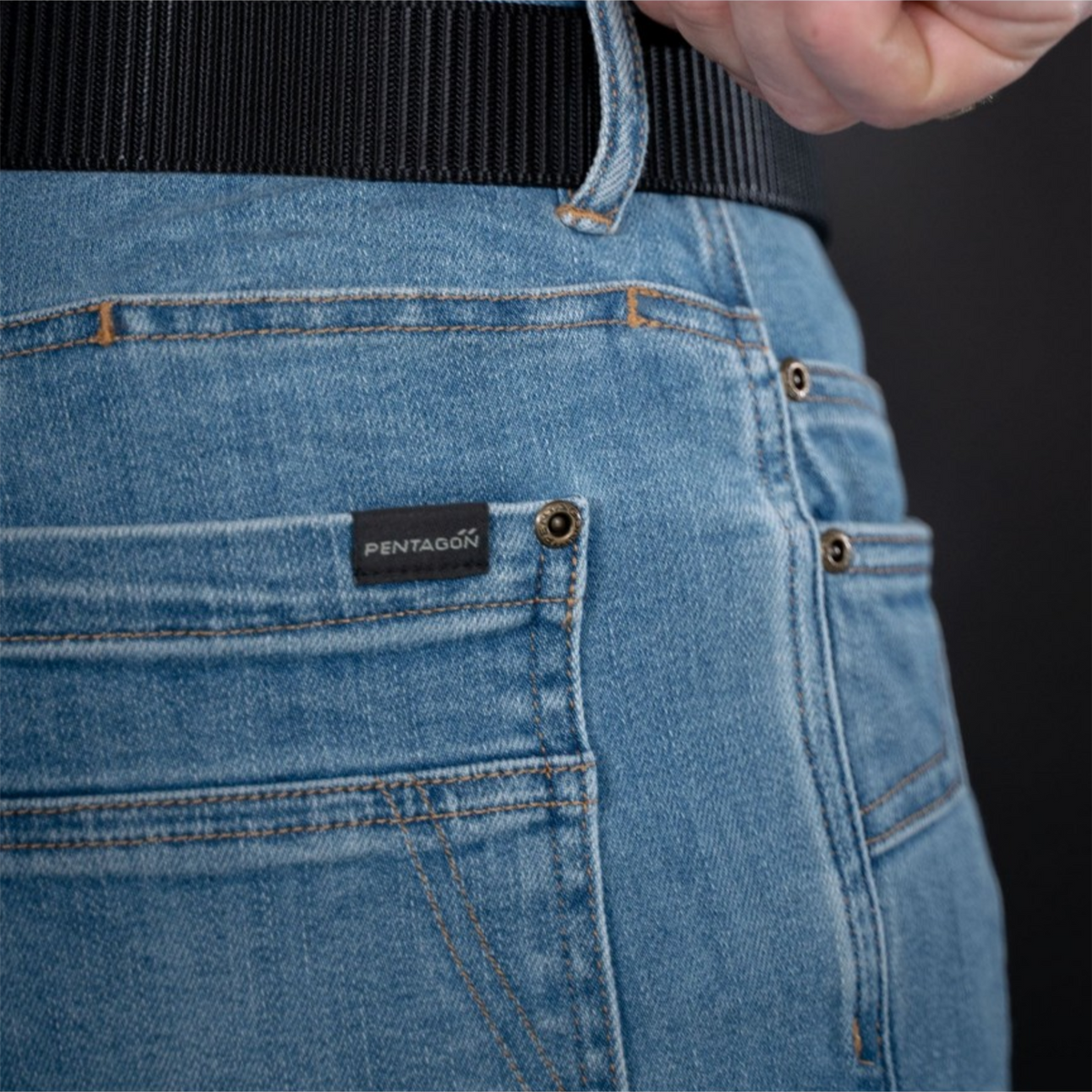 Pentagon Rogue Jeansbroek Heren Regular Fit Stretch Denim Verborgen CCW-zakken