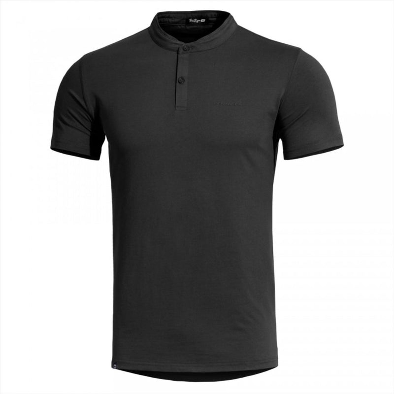 Pentagon Romeo 2.0 Henley T-shirt Regular Fit Mandarin Collar geurloos materiaal