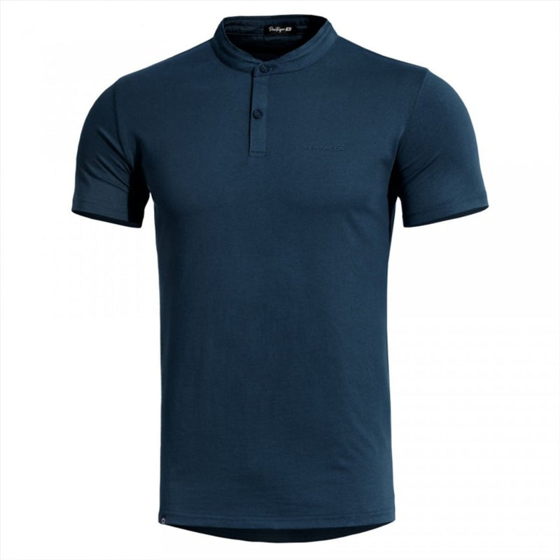 Pentagon Romeo 2.0 Henley T-shirt Regular Fit Mandarin Collar geurloos materiaal