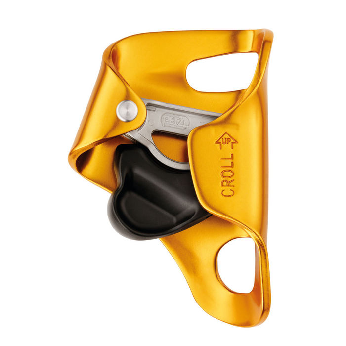PETZL CROLL L Chest Ascender 8–13 mm Rope Clamp Climbing Aluminium - GoMilitar