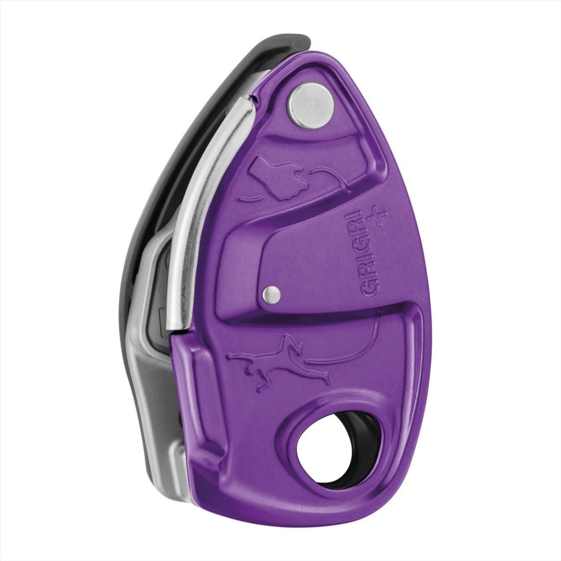 PETZL GRIGRI® + Zekeringsapparaat Ondersteund remmen 8,5-11 mm Touwen Klimmen Paars