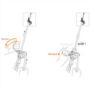 PETZL GRIGRI® + Zekeringsapparaat Ondersteund remmen 8,5-11 mm Touwen Klimmen Paars