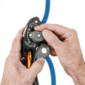 Petzl GRIGRI Zekeringsapparaat Ondersteund remmen Anti-paniek 8,5–11 mm Grijs