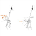 Petzl GRIGRI Zekeringsapparaat Ondersteund remmen Anti-paniek 8,5–11 mm Grijs
