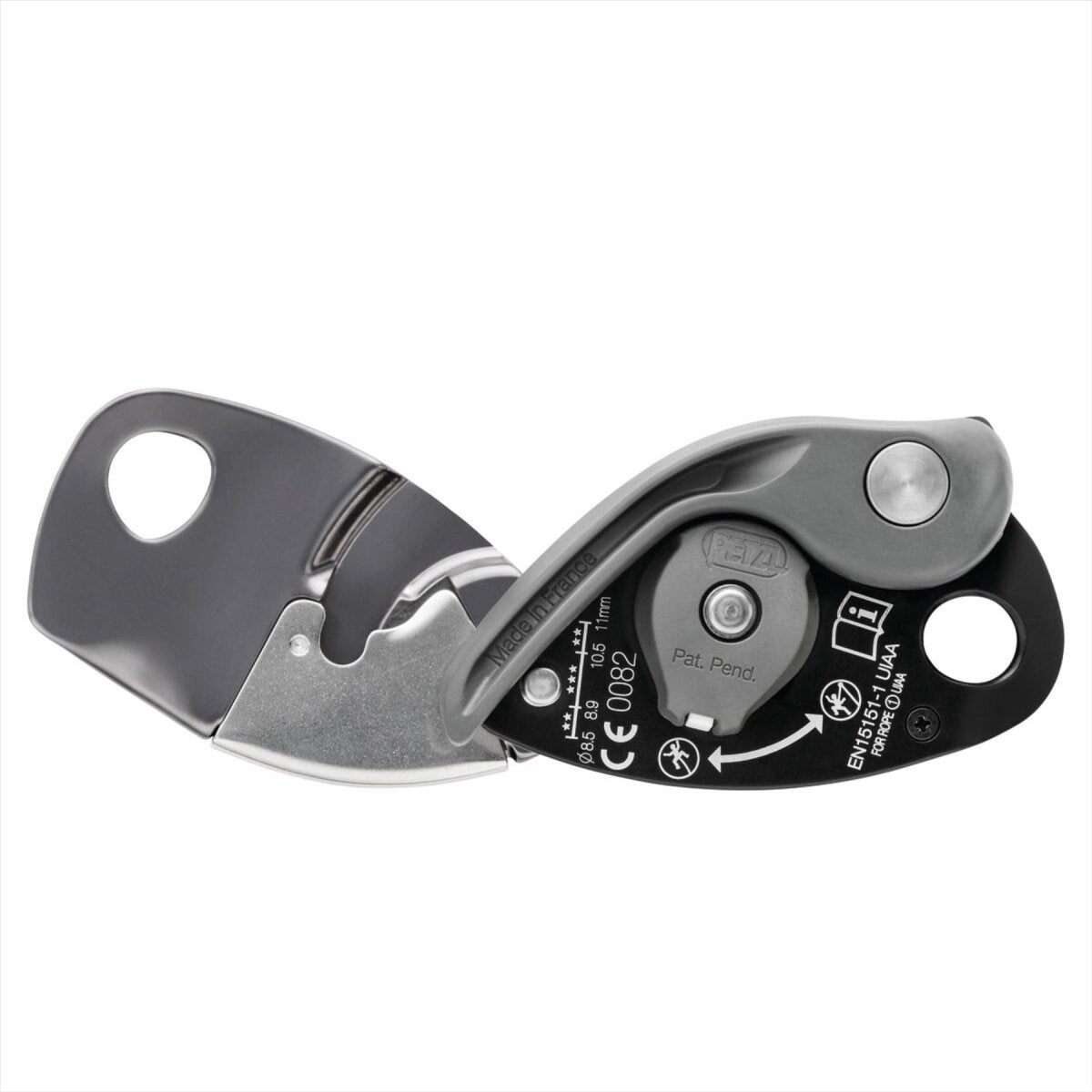 Petzl GRIGRI+ Zekeringsapparaat Ondersteund remmen Anti-paniek 8,5–11 mm Touwen Oranje