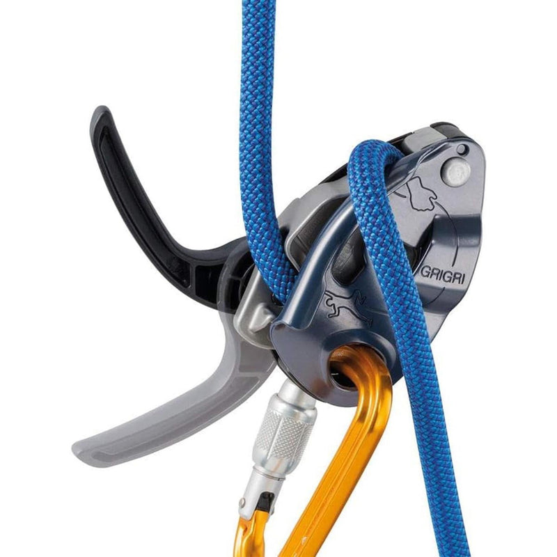 Petzl Grigri+ belay -apparaat bijgestaan ​​remmen rotsklimmen Rappelling Oranje