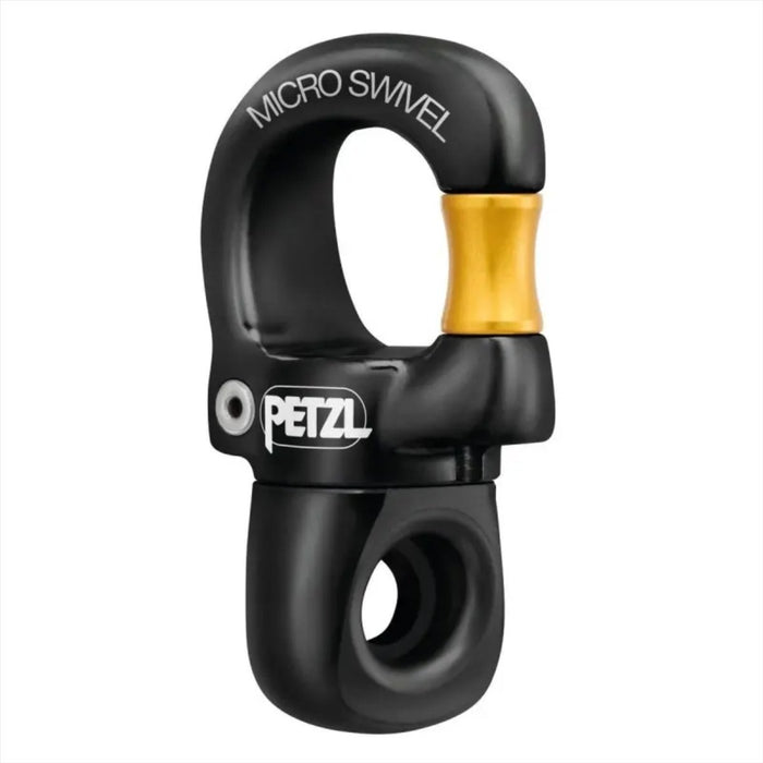 PETZL Micro Swivel Compact te openen kogellager Swivel Klimmen Zwart - GoMilitar