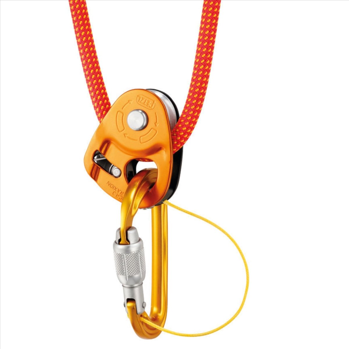 Petzl Micro Traxion touwkatrolapparaat Lichtgewicht Progress Capture 8–11 mm