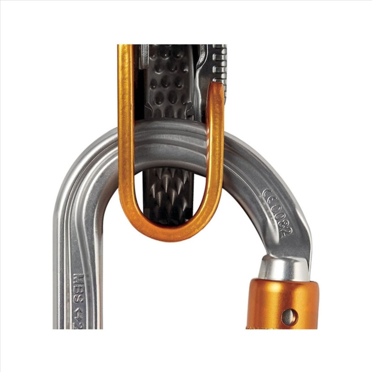 Petzl OK Triact Lock Carabine Ovaal Aluminium Lichtgewicht Rope Access Oranje
