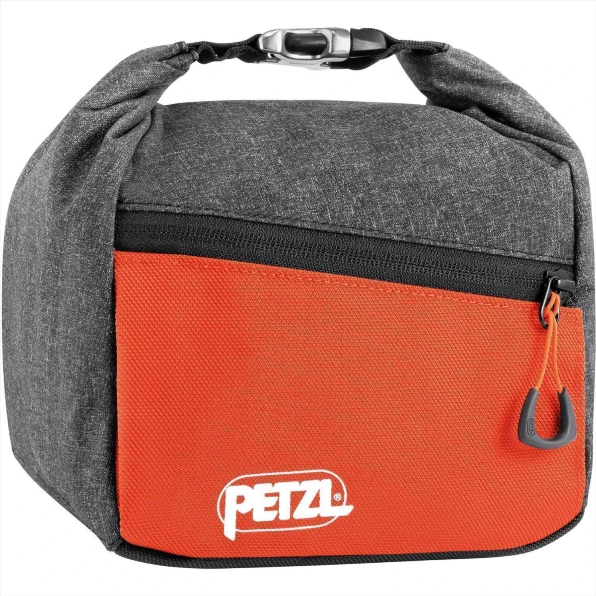PETZL SAKAB Krijtzak Duurzaam Magnetische rolsluiting Meerdere zakken Grijs