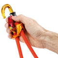 PETZL SmD RL vergrendelbare karabijnhaak aluminium lichtgewicht veiligheidsconnector geel