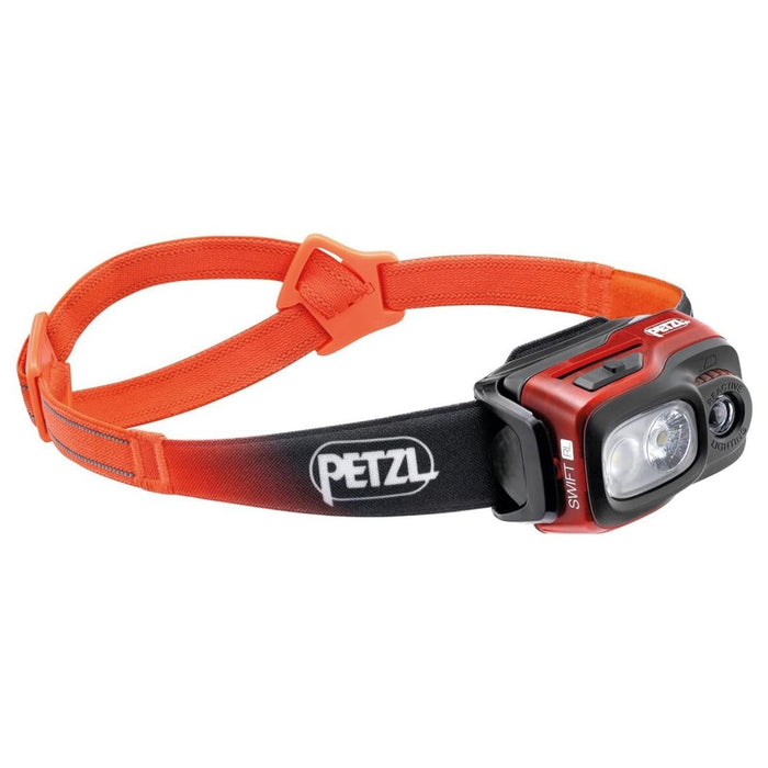 PETZL Swift RL hoofdzaklamp 1100 lumen oplaadbaar waterbestendig oranje - GoMilitar