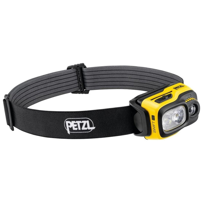 PETZL Swift RL Hoofdzaklamp Oplaadbaar Waterbestendig Geel - GoMilitar