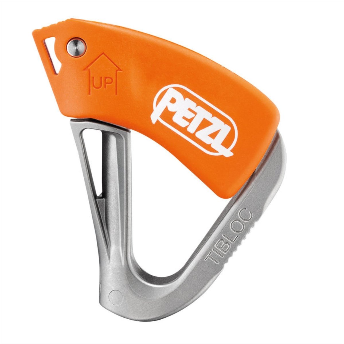 PETZL TIBLOC Touwklem Ascender Automatisch Vergrendelingssysteem 8-11mm Touwen Oranje