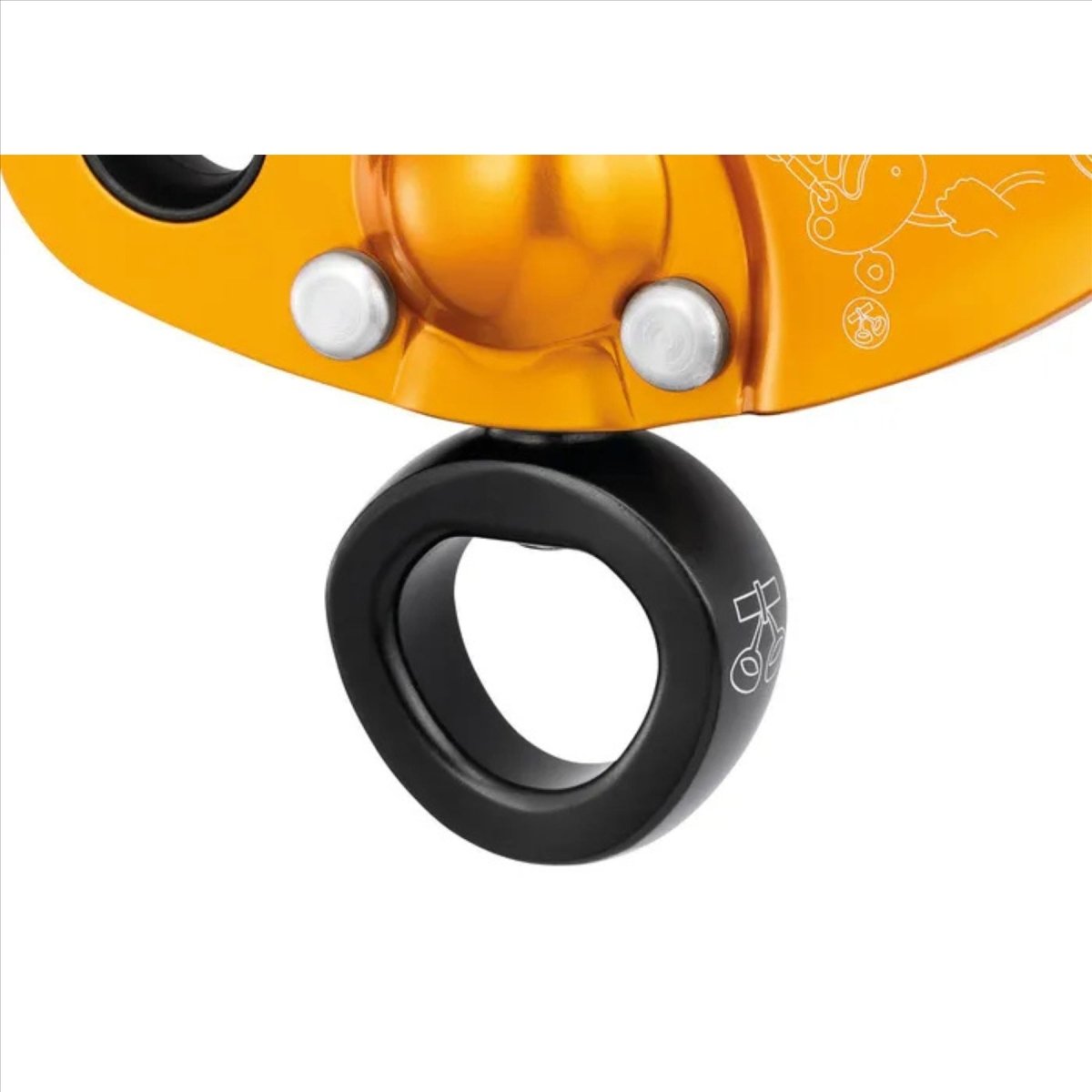 Petzl ZigZag Plus Afdaler Mechanisch Prusik Boomklimmen CE 0082 Oranje