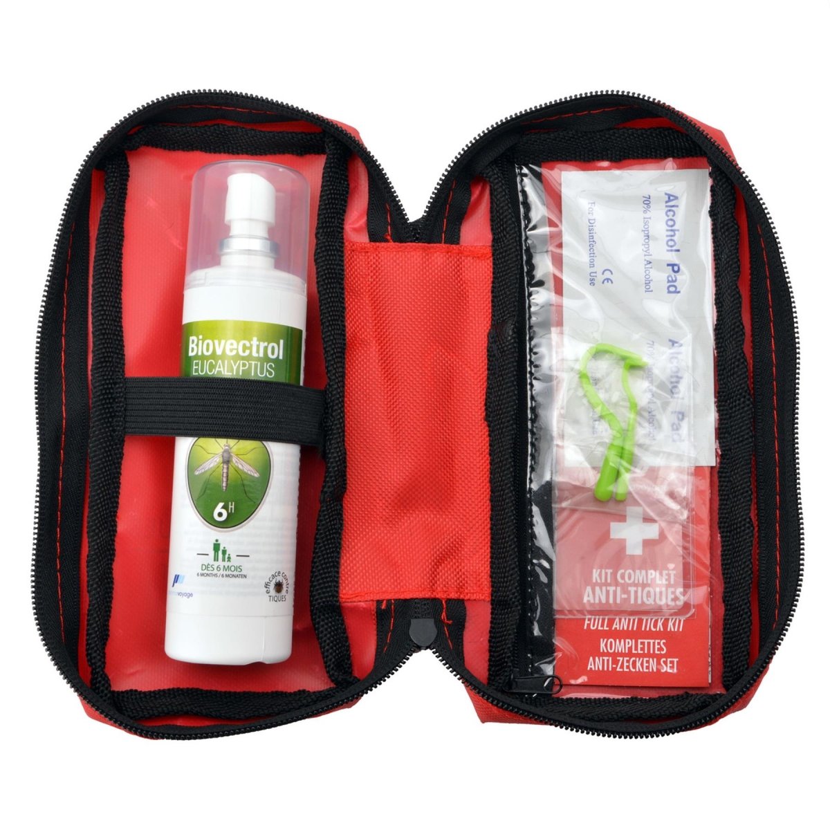 Pharmavoyage Anti Tick Full Complete EHBO -kit Emergency Tick Removal Tools