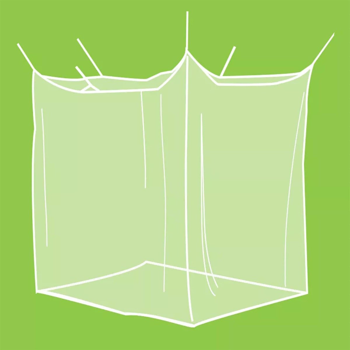 Pharmavoyage Cabin 1 Single Person Mosquito Net Camping Insect Mesh Protection