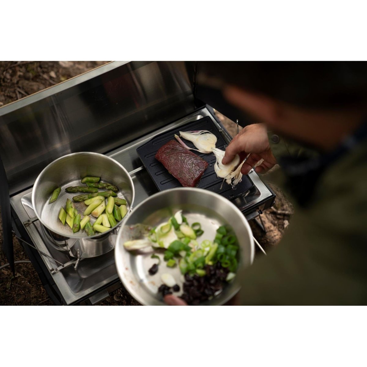 Primus Campfire Griddle Plate Camping wandelkachel Grill Pan Ceramic Coated