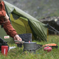 Primus primetech campingkachel set 1,3 liter koken kokende pot buitenbrander