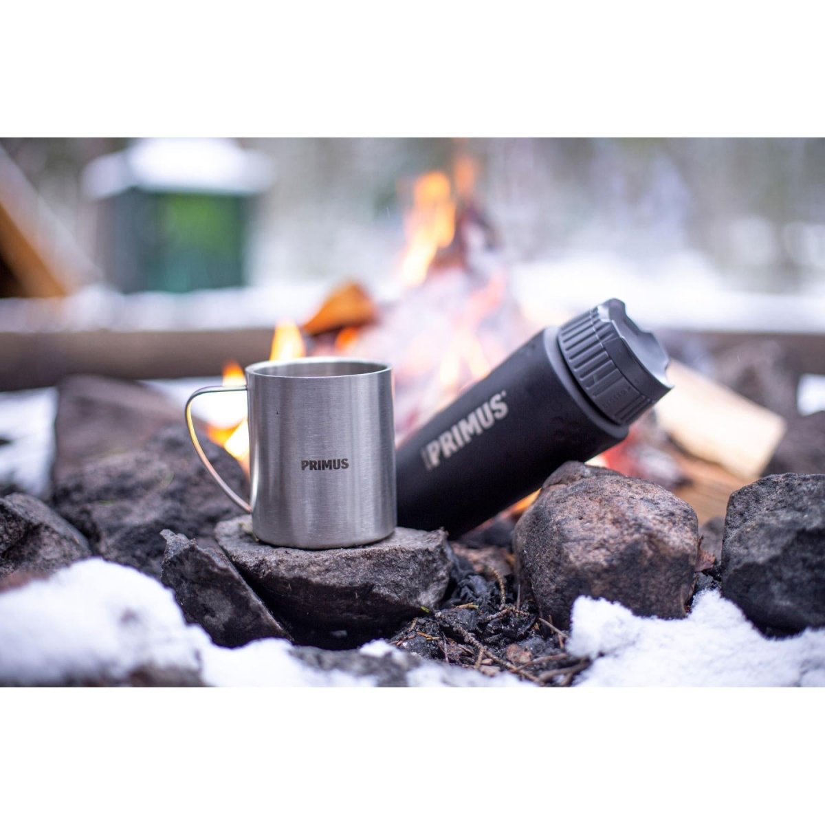 Primus Trailbreak Vacuümfles 500 ml 24 uur Heat Cold Retention Black Mate