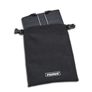 Primus Tupike outdoor stove griddle plate partially visible inside black carrying pouch with Primus logo