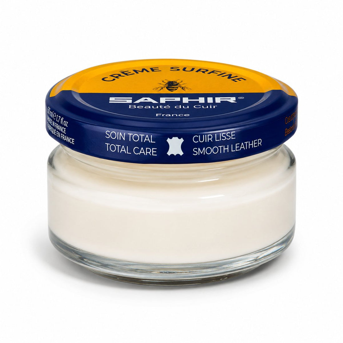 Saphir Creme Surfine Leerschoenverzorgingscrème Glad Leer 50ml Neutraal