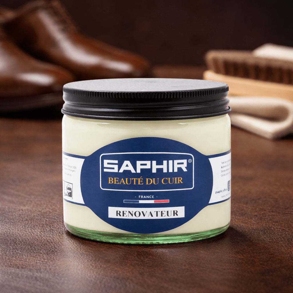 Saphir Renovateur Schoenconditioner Crème Total Care Glad Leer 250ml Pot