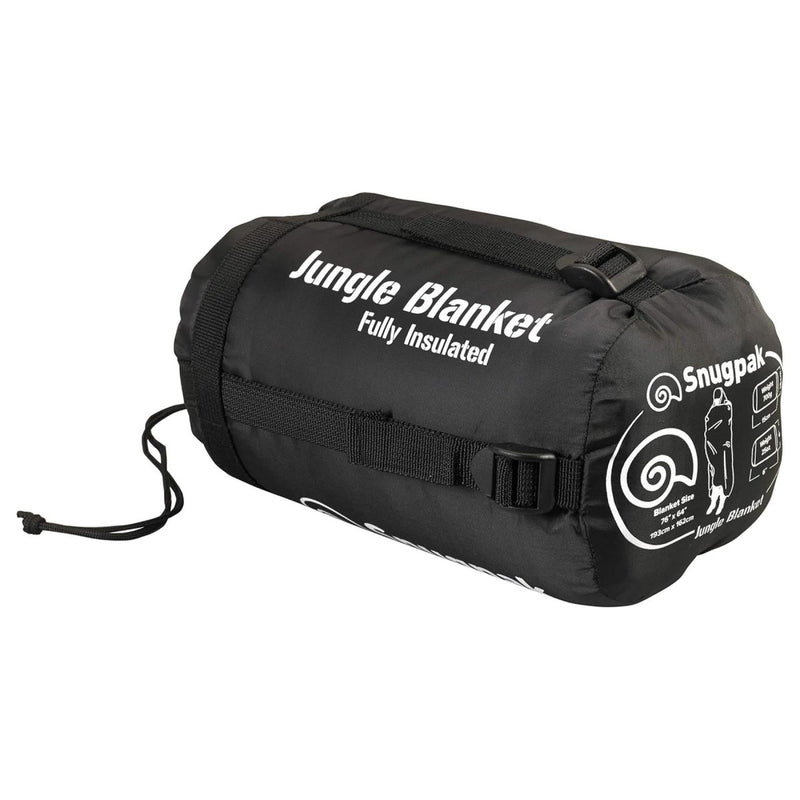 Snugpak geïsoleerde jungle deken lichtgewicht winddicht waterweergave zwart