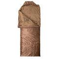 Snugpak slaapzak 220 cm geïntegreerde muggencompressiefas Coyote
