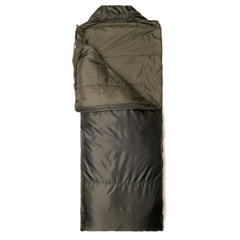 Snugpak slaapzak 220 cm geïntegreerde muggencompressiefas Olive