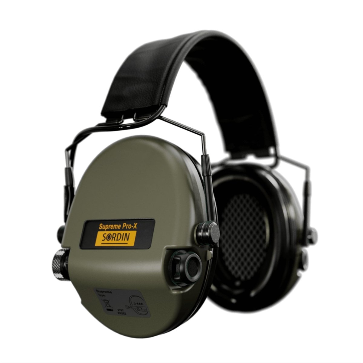 Sordin Supreme Pro-X Hear 2 Slim Tactical Hoofdband Gehoorbescherming Groen