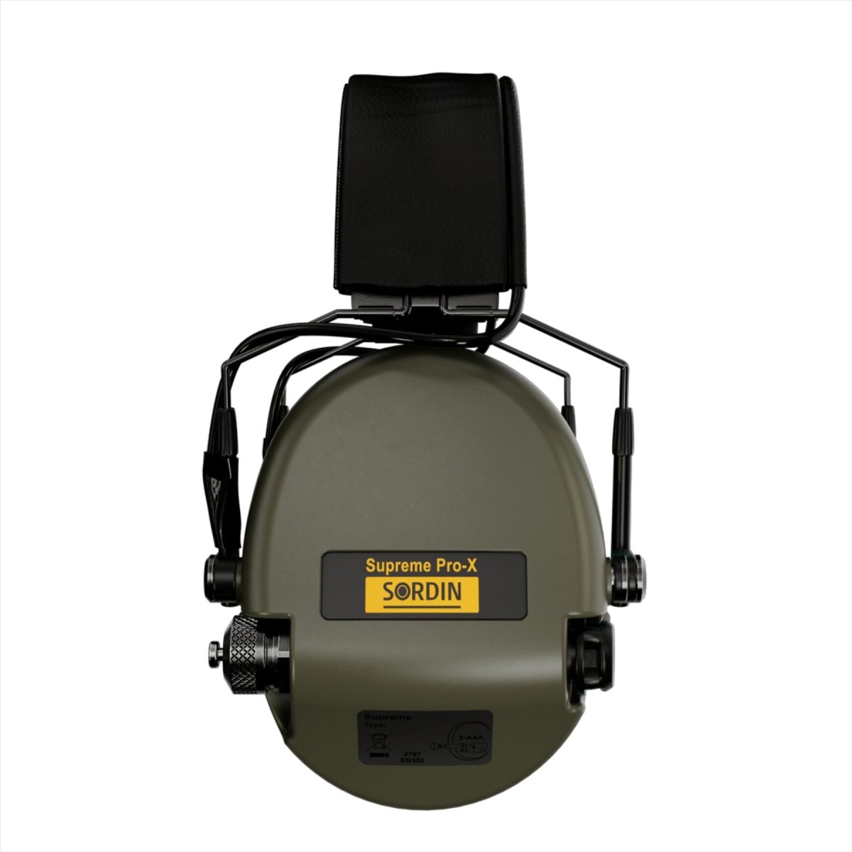Sordin Supreme Pro-X Hear 2 Slim Tactical Hoofdband Gehoorbescherming Groen
